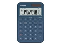 Casio MS-20YC - Calculatrice de bureau - 12 chiffres - panneau solaire, pile - bleu