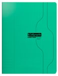 Calligraphe 7000 - Cahier polypro - 17 x 22 cm - 96 pages - grands carreaux (Seyes) - vert