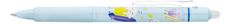 PILOT Frixion Ball Clicker Pool Party – Stylo effaçable rétractable bleu pastel – Encre bleue – Pointe moyenne 0,7 mm