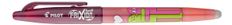 Pilot – FriXion Ball Friends – Stylo effaçable – Encre bleue – Pointe moyenne – Corps rose corail