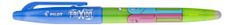 Pilot – FriXion Ball Friends – Stylo effaçable – Encre bleue – Pointe moyenne – Corps vert clair