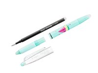 PILOT Frixion Ball Clicker Pool Party – Stylo effaçable rétractable vert pastel – Encre noire – Pointe moyenne 0,7 mm