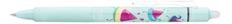 PILOT Frixion Ball Clicker Pool Party – Stylo effaçable rétractable vert pastel – Encre noire – Pointe moyenne 0,7 mm