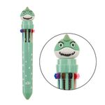 Stylo requin vert 10 couleurs Back2Fun