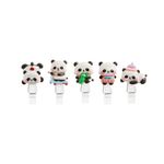 Blister de 5 mini pinces Panda Back2fun