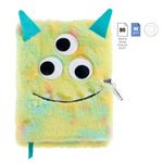 Journal intime peluche Monstre Back2Fun