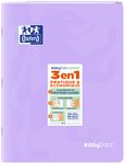 Oxford EasyBook Pastel – Cahier 24 × 32 cm – 96 pages – grands carreaux (Seyès) – violet