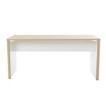 Bureau ITALIC - L120 - Imitation chêne/blanc
