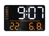 UNILUX Numi - Horloge digital à Led - noir