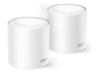 TP-Link Deco X10 V1 - 2 Routeur WiFi Mesh - débits WiFi 6 jusqu'à 1 500 Mbps