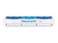 Pelikan Griffix - Règle - 15 cm - incolore - polystyrène