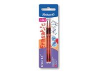 Pelikan Erase 2.0 - Recharge - non permanent - rouge - encre en gel thermosensible - 0.7 mm - moyen 