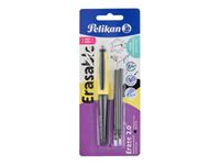 Pelikan Erase 2.0 - Roller - non permanent - noir - encre gel - 0.7 mm - avec gomme