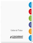 Conquérant Classique - Cahier de texte Polypro - 17x22 - 124 pages - Seyès -Transparent