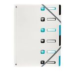 Exacompta Titane - Trieur 6 positions - A4 - disponible dans différentes couleurs