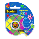 Scotch - Dévidoir adhésif Kids Invisible - 19 mm x 15 m - blister