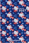 Agenda Hello Kitty - 1 semaine sur 2 pages - 10 x 15 cm - fleurs - Oberthur