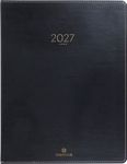 Agenda Eton - 1 semaine sur 2 pages - 22 x 28 cm - noir - Oberthur