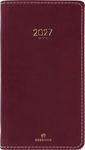 Agenda Eton - 1 semaine sur 2 pages - 9,5 x 17,5 cm - bordeaux - Oberthur