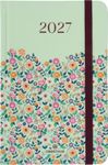 Agenda Anahita - 1 semaine sur 2 pages - 10 x 15 cm - vert clair - Oberthur
