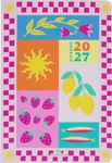 Agenda Escapade - 1 semaine sur 2 pages - 17 x 24,5 cm - soleil - Oberthur