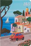Agenda Escapade - 1 semaine sur 2 pages - 10 x 15 cm - paysage - Oberthur