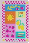 Agenda Escapade - 1 semaine sur 2 pages - 10 x 15 cm - soleil - Oberthur