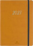 Agenda My Hello - 1 semaine sur 2 pages - 15,5 x 21,5 cm - moutarde - Oberthur