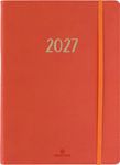 Agenda My Hello - 1 semaine sur 2 pages - 15,5 x 21,5 cm - corail - Oberthur
