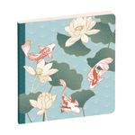 Agenda de bureau Sapporo Eurotime 18 - 1 semaine sur 2 pages - 15 x 17 cm - Carpes - Exacompta