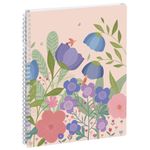 Agenda de bureau spiralé Mini Labo Easytime 27S - 1 semaine sur 1 page - 21 x 27 cm - rose - Exacompta