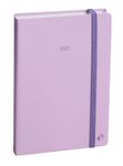 Quo Vadis - Agenda - Affaires Color - Semainier Planning - Multilingue - Pastel - Violet - 13 mois de décembre à décembre - 10x15 cm - Papier Clairefontaine blanc - Fabrication française