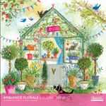 Calendrier mensuel 30X30cm AMBIANCE FLORALE - 16 mois Aquarupella