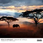Calendrier mensuel 30X30cm REVES D'AFRIQUE - 16 mois Aquarupella