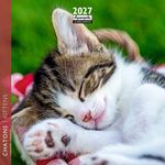 Calendrier mensuel 16X16cm CHATONS - 16 mois Aquarupella
