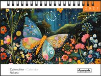 Calendrier chevalets mensuel 18X13,5cm NAKATA - 12 mois Aquarupella