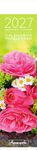 Calendrier marque-pages mensuel 4X16cm BOUQUETS PHOTOS