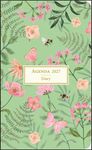 Agenda semaine 10X16cm HERBIER VERT - 12 mois Aquarupella