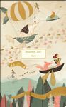 Agenda semaine 13X21cm AVENTURE -  12 mois Aquarupella 