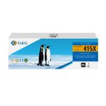 Cartouche laser compatible HP 415X - noir - G&G