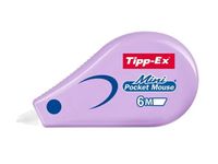 Tipp-Ex Mini Pocket Mouse - Ruban correcteur - 5 mm x 6 m - blanc mat - Disponible dans différentes couleurs