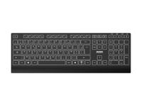 PORT Connect - Ensemble clavier et souris - sans fil - rétroéclairé - AZERTY