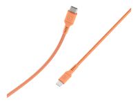 BIGBEN Connected - Câble USB - USB-C (M) pour Lightning (M) - 1.2 m - orange