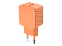 BIGBEN Connected - Chargeur secteur - 20 Watt - PD 3.0, GAN - Fast Charge (USB-C) - orange