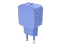 BIGBEN Connected - Chargeur secteur - 20 Watt - PD 3.0, GAN - Fast Charge (USB-C) - bleu