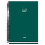 Agenda escolar espiral semana vista verde Colour Vibes 150 x 210 mm