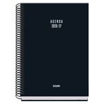 Agenda escolar espiral semana vista negro Colour Vibes 150 x 210 mm