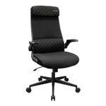 Fauteuil de bureau Cougar Stryder - Accoudoirs rabattables - Appuie-tête réglable - noir