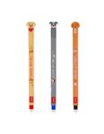 Set de 3 Legami - Stylos à encre gel effaçable Back to School 