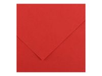 Canson Iris Vivaldi - Papier - 500 x 650 mm - 25 feuilles - rouge - 185 g/m²